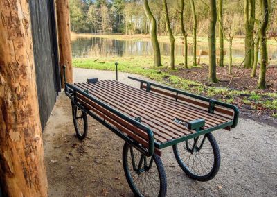 de loopkoets van natuurbegraafplaats landgoed christinalust